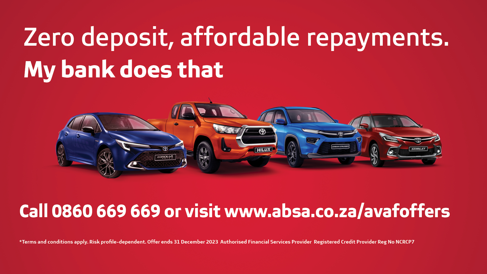 ABSA Vehicle Finance payment arrangements